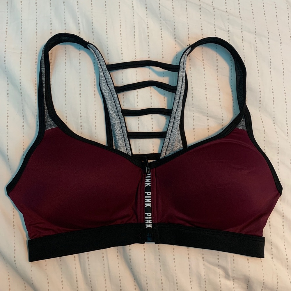 Pink Victoria’s Secret Sports bra
